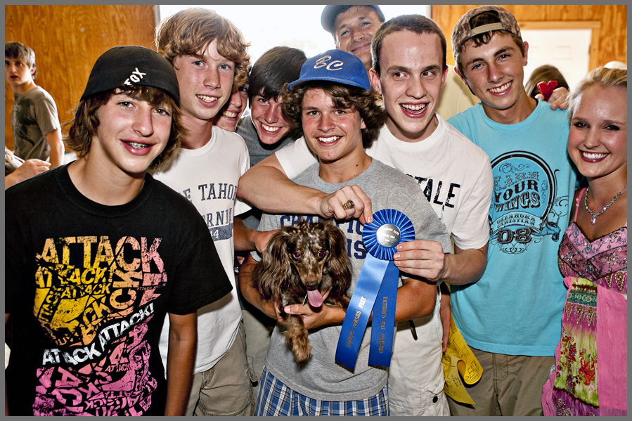 kendall county fair dachsund race winner